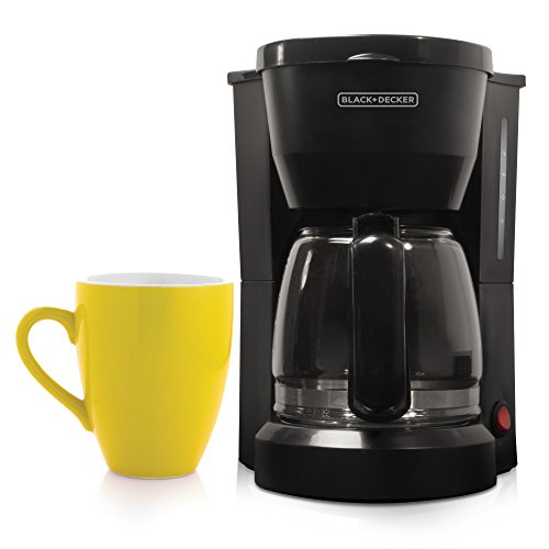 Black & Decker DCM600W 5Cup Drip Coffeemaker with Glass Carafe