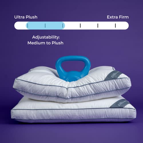Pillow Fight Knockout Luxury, Adjustable Down Alternative Bed Pillows