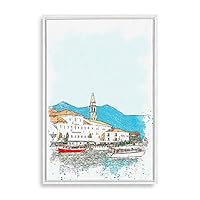 Framed Canvas Wall Art Cartoon Children's Room Canvas Prints Home Artwork Decoration for Living Room,Bedroom - 16x24 inches