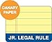 TOPS Docket Writing Tablet, 5 x 8 Inches, Perforated, Canary, Narrow Rule, 50 Sheets per Pad, 8 Pads per Pack (99606)