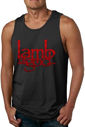 ULIKETEES Mens Lamb Of God Band Tank Top/Vest/Sleeveless Black