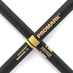 2 PACK Promark Rebound 7A ActiveGrip Hickory
