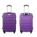 Coolife Luggage 3 Piece Set Suitcase Spinner Hardshell Lightweight