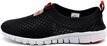 KENSBUY Women's Breathable Mesh Shoes,Outdoor,Water,Beach Aqua,Climing,Anti-Slip EU37 Black-red