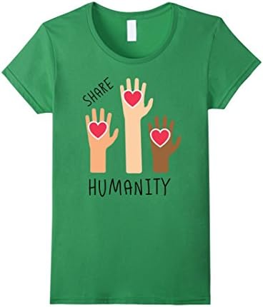 Womens  BirthPlace Earth Race Human Share Humanity T-shirt  XL Grass