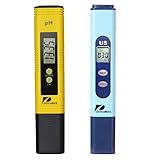Digital pH Meter / Tester Complete Kit | Quick & Easy | Test For Water Quality, Aquarium, Pool, Spa, Pond, Hydroponics, Wine, Brewing & Food | ATC 0.05 Accuracy and 0.00-14.00 Measurement Range
