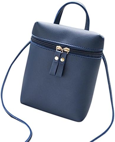 Women Crossbody Bag, Hot Sale! Tloowy Teen Girl Fashion Faux Leather Shoulder Bag Small Handbags Phone Purse (Blue)
