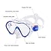 Kids Snorkel Set, Children Anti-Fog Diving Mask Swimming Goggles Semi-Dry Snorkel Equipment Snorkeling Packages Swimming Gear for Youth Boys Girls Age 5-10 (Blue)