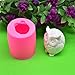 Rurah Round Owl Patterned Silicone Mold DIY Soap Cylindrical candle Model Making a cake Mould Cake Top Decoration