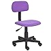 Homycasa Yanyan Teens Chair Mesh Mid-Back Height Adjustable Computer Kids Task Desk Office Chairs (Purple)