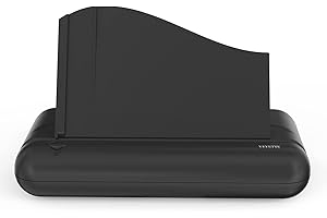 Electric 3 Hole Paper Punch, VEYETTE Heavy Duty Commercial Hole Puncher with Adapter for Office School Studio, 30 Sheet Capacity,Color Black