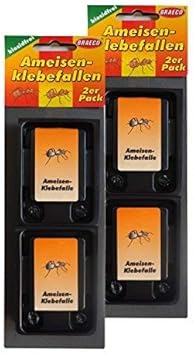 4 x Ameisen-Klebefallen biozidfrei, Ameisenköder, Ameisenfalle