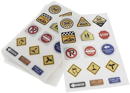 マスキングテープ 道路標識 ステッカー 約118x80mm テープ 手帳 Diy ギフト 10枚入り D B07xrgq8r4 680円 全品最安値に挑戦 70 Offアウトレット 新作 人気の定番 ランキング総合1位