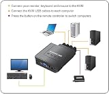 IOGEAR GCS24U 4-Port USB KVM Switch VGA Keyboard Mouse Multi OS Plug Play view 3