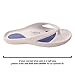 Cheeks Health Sandals, by Tony Little – One Piece Foot Technology; Made from Low Impact EVA Plastic, Waterproof, Lightweight with Arch Support, Molded Footbed,Gel Insoles – Health Sandals Solid – White – Size 12thumb 4