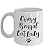 Bengal Cat Mug – Crazy Cat Lady – Funny Cat Lover Coffee Cup Gift, 11 oz.