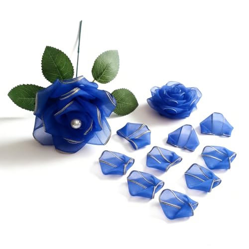 Artificial Rose Petals Royal Blue