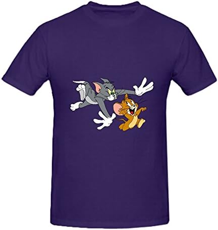 KARLEE Tom and Jerry Show Logo Design Round Neck Men's T-shirt