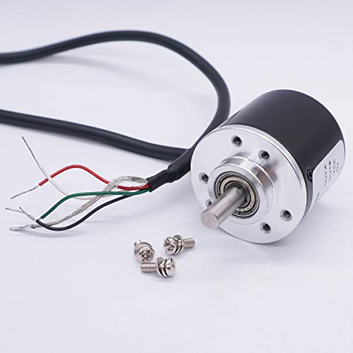 Encoder Rotativo Incrementale Bifase, Diametro 50 Mm (2 Pollici), Uscita PNP, Per Robot E Automazione Industriale (600 Impulsi/giro)