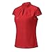 Pocciol Women Favorite Tops, 2018 Newly Women Soft Chiffon Lace Short Sleeve T Shirt Splice Crop Casual Top Blouse (Red -Pure Love, XL)