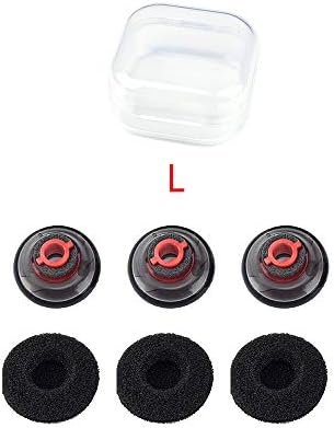 XIYU 3 pcs Ear Tips Earbuds Earhooks Eargels & Foams Set for Plantronics Voyager 5200 5210 Legend UC Voyager PRO Headset (Large)