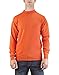 Alberto Cardinali Men's Mock Neck Sweater MC5 (Medium Orange)