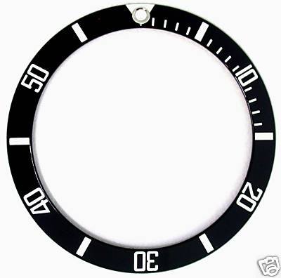 Bezel Insert for Rolex Submariner Black 16610 Top Qlty