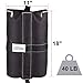 Goutime Canopy Weights Set of 4, Sand Bags for Instant Outdoor Sun Shelter, 160lbs Heavy Duty Weight Bags for Pop Up Tent Gazebo Legs, Black