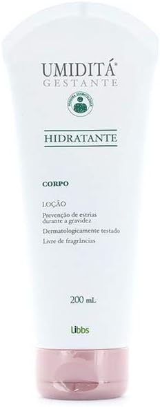 Libbs Umiditá Gestante Hidratante Para Corpo Loção Cremosa 200ml