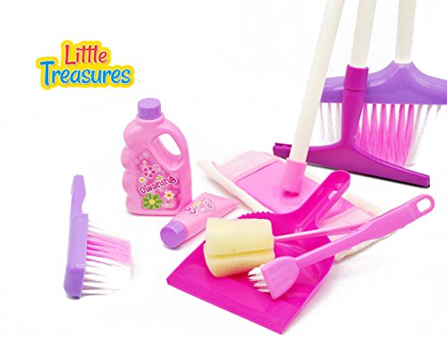 image for Little Treasures My Little Helper Pretend Play 9 Piece Cleaning Play S
