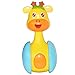 Bluelans Cartoon Giraffe Tumbler Doll Roly-Poly Baby Toys Cute Rattles Ring Bell Newborns 3-12 Month Early Educational Toy for Baby Boys and Girls Xmas Birthday Gifts Stocking Fillers Colorful