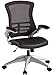 Modway Attainment Mesh Back and Vinyl Seat Modern Office Chair in Brown
