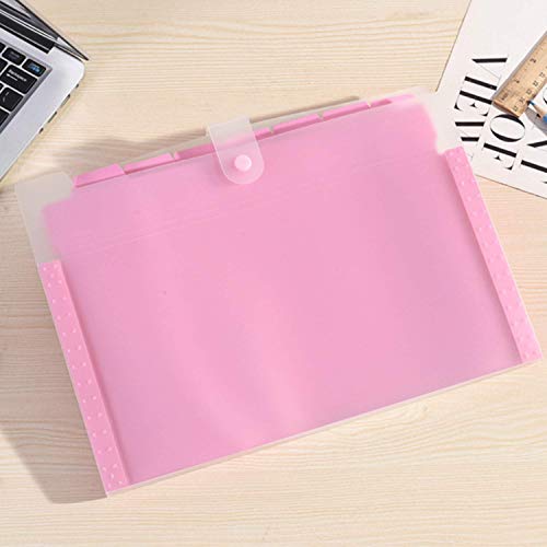 Expanding File Folder 8 Pockets, A4 Paper Harmonium File, Kawaii