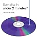 Verbatim CD-R 700MB 52X DataLifePlus White Inkjet Printable, Hub Printable - 100pk Tape Wrap - 97019
