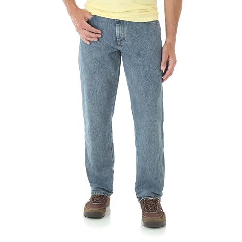 Wrangler Jean robuste pour homme Coupe décontractée - -