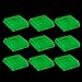 Aketek Pack of 9 PCS Clear Luminous Glow in Dark 4 Cell AA/AAA Battery Case/Holder