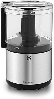 KITCHENminis Hachoir électrique, Mixeur, 0.3 L, 65 W, Inox Cromargan, 2 lames inox, Bol Tritan sans BPA 0416580011