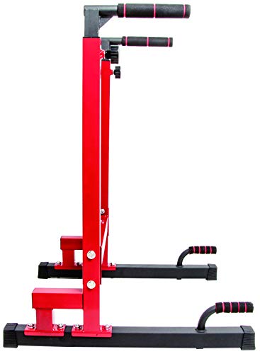 BalanceFrom-Multi-Function-Dip-Stand-Dip-Station-Dip-bar-with-Improved-Structure-Design-500-Pound-Capacity