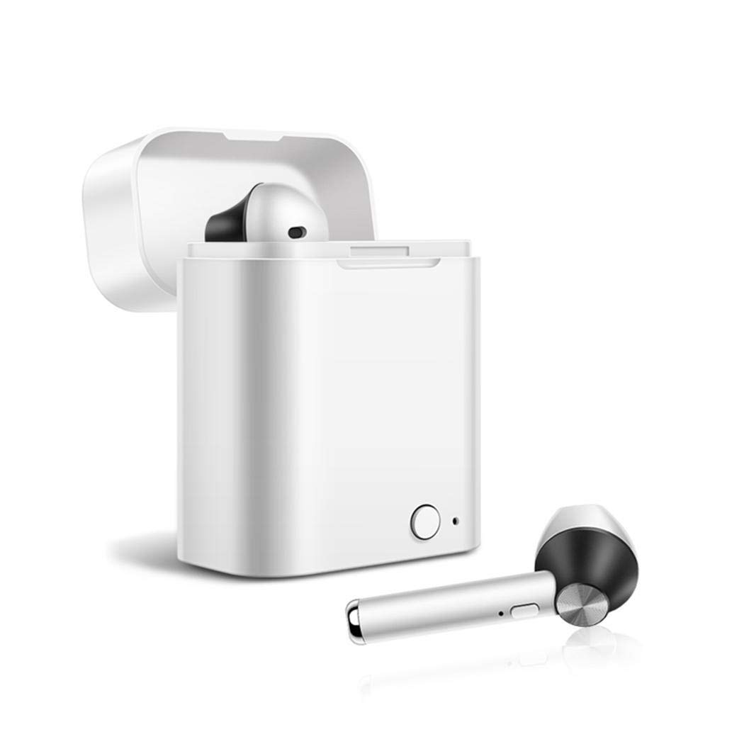 Rtiopo Bluetooth Wireless Music Earphones Headset Earbuds with Charger Box Headphones