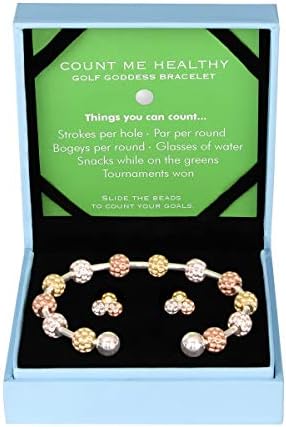Golf Goddess Stroke/Score Counter Bracelet Gift Set