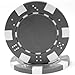 Trademark Poker 100 Striped Chip, 11.5gm, Gray