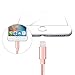 Suanna iPhone Cable 3Pack 10FT Nylon Braided Certified Lightning to USB iPhone Charger Cord for iPhone 8 7 Plus 6S 6 SE 5S 5C 5, iPad 2 3 4 Mini Air Pro, iPod Nano 7 - Pink