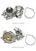 BMW Water Pump with Gasket and Heater Return Pipe O-Ring E53 E60 E63 E64 E65 E66 X5 4.4i X5 4.8is 545i 645Ci 645Ci 745i ALPINA B7 745Li