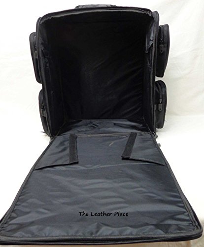 2 PIECE MOTORCYCLE MOTORBIKE NYLON SISSY BAR BAR BAG TRAVEL LUGGAGE BLACK NEW