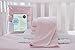 American Baby Company 100% Natural Cotton Jersey Knit Fitted Portable/Mini-Crib Sheet, Pink, Soft Breathable, for Girls