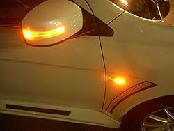 iJDMTOY Smoked Lens Amber Full LED Front Side