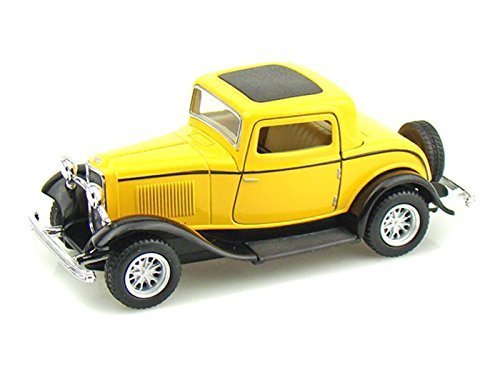 1932 Ford 3-Window Coupe 1/34 Yellow