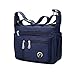 Fabuxry Purses and Shoulder Handbags for Women Crossbody Bag Messenger Bags (Navy)