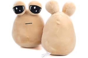 Eyomii Generic 22cm Stuffed Animal Hot Game,Alien Pou Plush Toy, Emotion Alien Plushie Stuffed Animal Pou Doll,Children's Day Gift, 8.6 inches KDHG1602 One Color