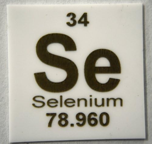 "Selenium" 1" x 1" Elemental Ceramic Column Scoring Wafer